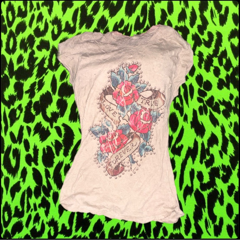 ŌTOMIX Y2K true love forever t shirt